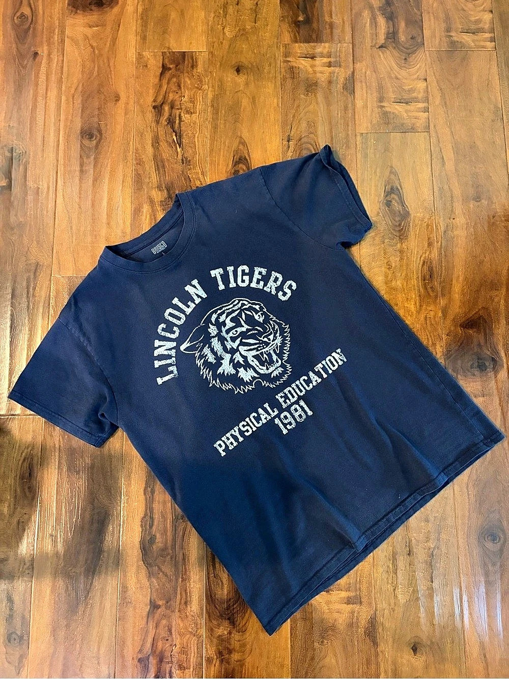Lincoln Tigers Physical Education 1981 tee Graphic Tee in Blue